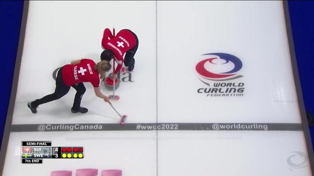 Curling, Championnat du monde, Suisse - Suède (7-5): carton plein pour les Suissesses