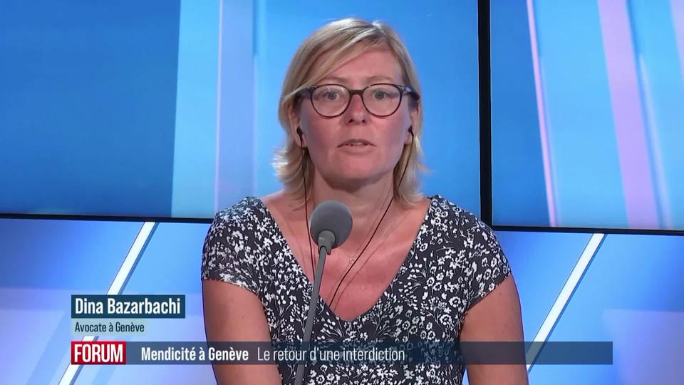 La police genevoise peut à nouveau interpeller les mendiant.e.s: interview de Dina Bazarbachi (vidéo)