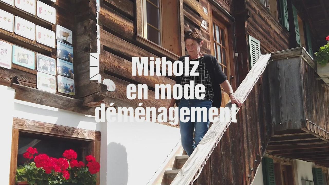 Cosette Künzi habitante de Mitholz doit déménager