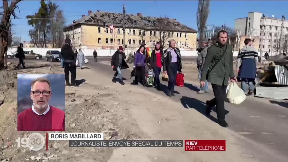 Envoyé spécial pour le journal Le Temps, Boris Mabillard constate l’embourbement de l’armée russe aux portes de Kiev