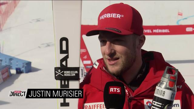 Courchevel (FRA), Géant messieurs, 1re manche: l'interview de Justin Murisier (SUI), bien placé avant la 2e manche