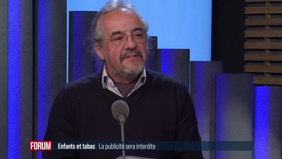 La publicité pour le tabac ne touchera plus les jeunes et les enfants: interview de Gilbert Zulian