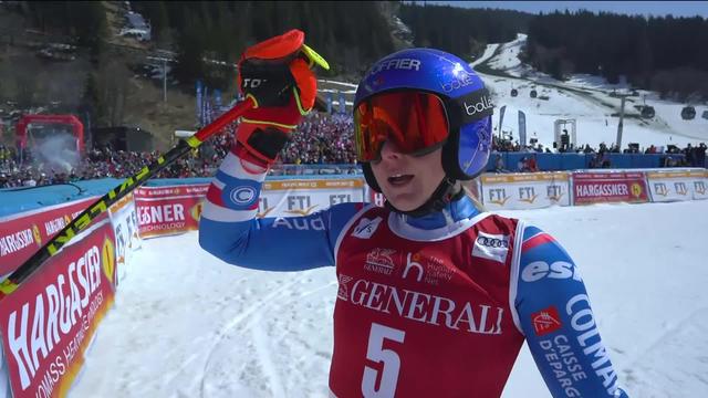 Courchevel (FRA), Géant dames, 2e manche: Tessa Worley (FRA) termine 4e et obtient le globe de la spécialité