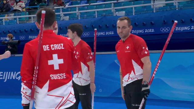 Curling messieurs, SUI-GBR (5-6): troisième défaire en 6 matches pour les Suisses