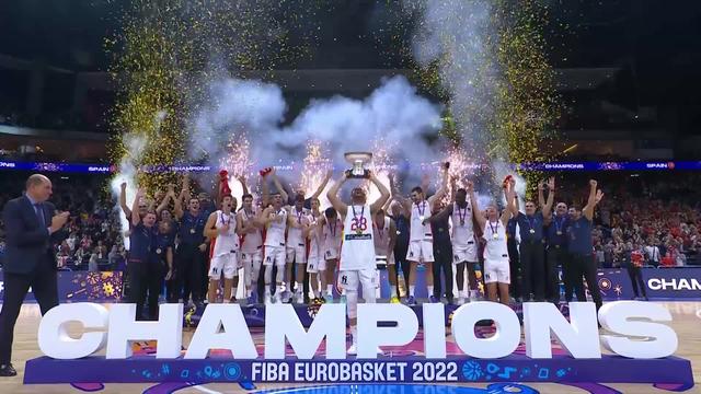 Finale Espagne-France (88-76): l'Espagne remporte le titre européen