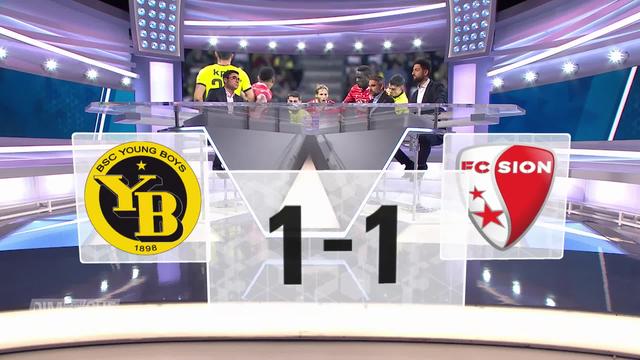 Super League, 13e journée: Young Boys - Sion (1-1)