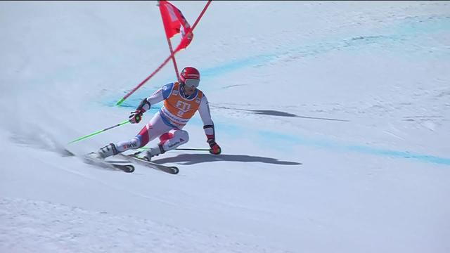 Courchevel (FRA), Géant messieurs, 2e manche: le passage de Justin Murisier (SUI)