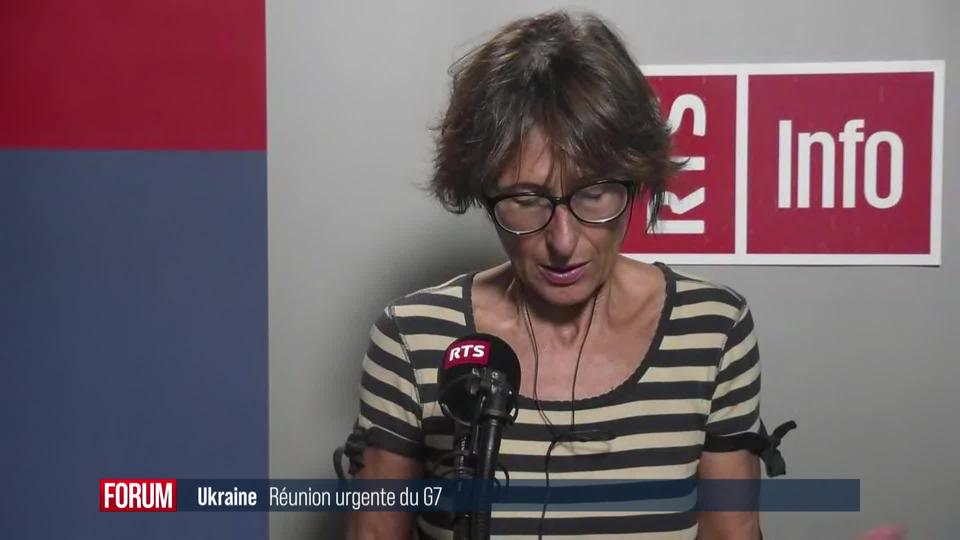 Réunion urgente du G7 pour discuter de l’Ukraine: interview de Florence Hartmann