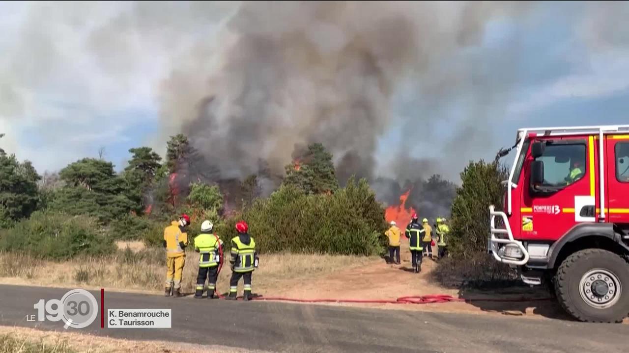Plus de mille pompiers mobilisés en Gironde où la reprise des feux a dévasté 6'200 hectares de végétation