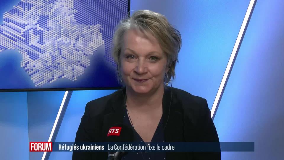 La Suisse enregistre 847 personnes réfugiées d’Ukraine: interview de Florence Nater (vidéo)