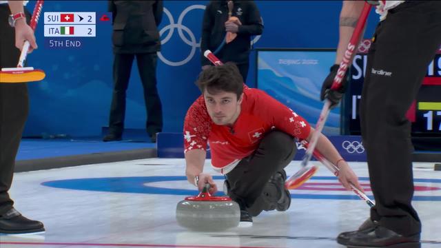 Curling, messieurs, SUI - ITA (4-8): la Suisse s'incline face aux Italiens