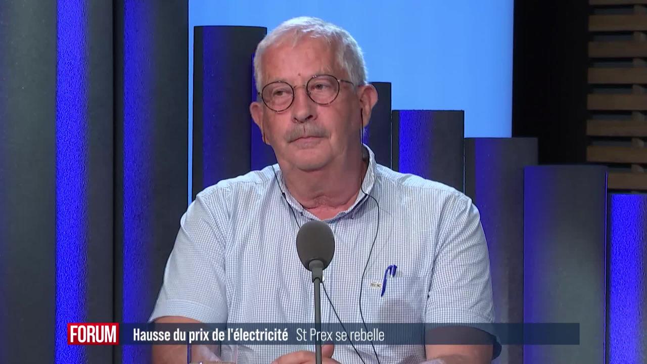 La commune de Saint-Prex (VD) porte plainte contre la hausse du prix de l'électricité: interview de Jan Von Overbeck
