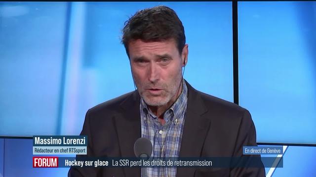 La RTS perd les droits de retransmission du National League de Hockey sur glace: interview de Massimo Lorenzi