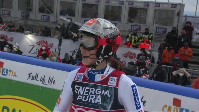 Zagreb (CRO), slalom dames, 1re manche: le meilleur temps pour P. Vlhova (SLO)
