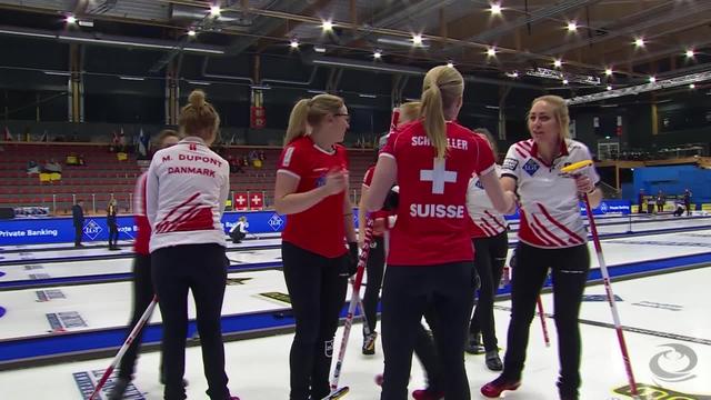 Östersund (SWE), Suisse - Danemark (6-9): première défaite des Suissesses