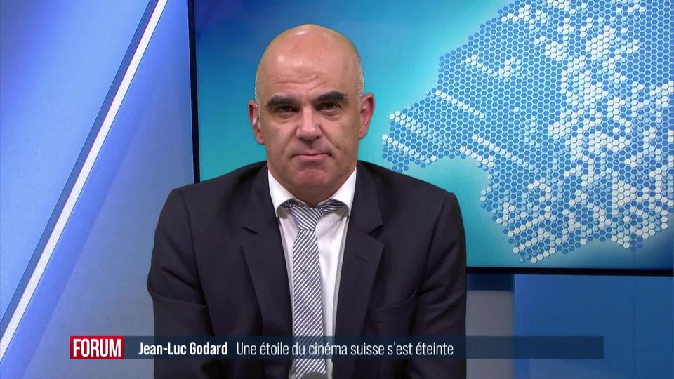 Décès de Jean-Luc Godard: interview d'Alain Berset