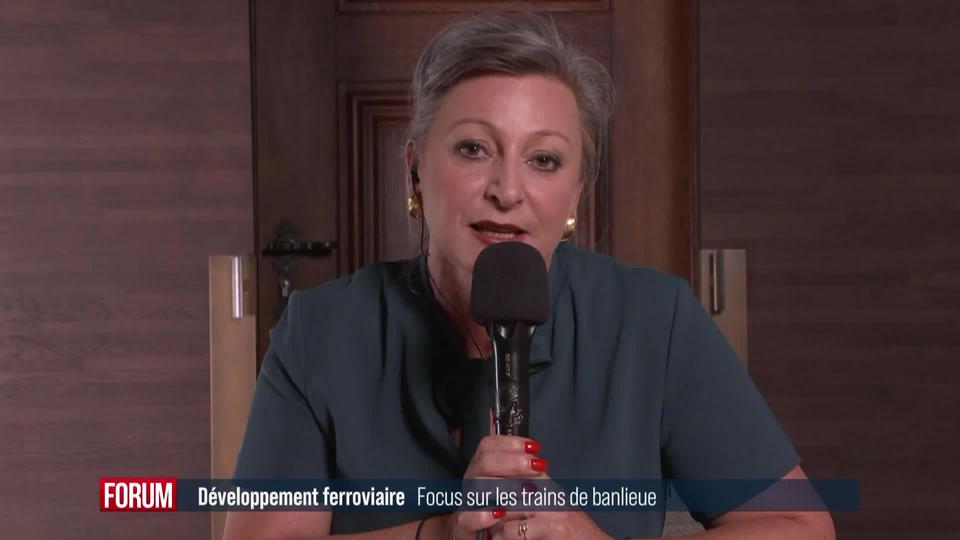 Le conseil fédéral change sa stratégie ferroviaire: interview de Nuria Gorrite