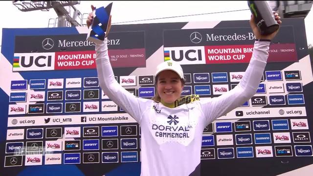 VTT: Camille Balanche (SUI) remporte le classement général de Coupe du monde de descente