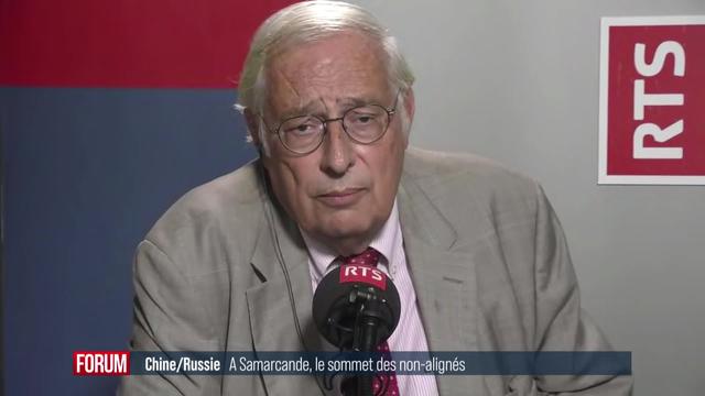 Sommet entre la Chine et la Russie à Samarcande en Ouzbékistan: interview de Bertrand Badie