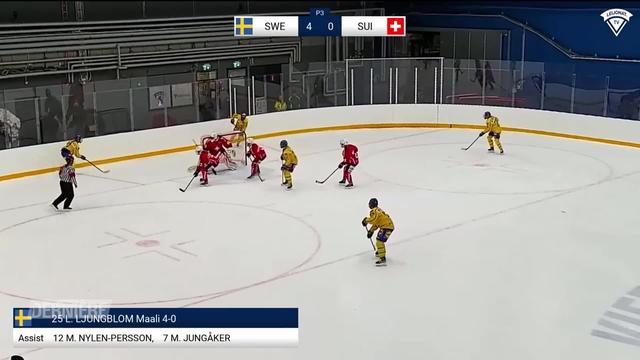 Hockey féminin, Tournoi des cinq nations: Suède - Suisse (5-0)