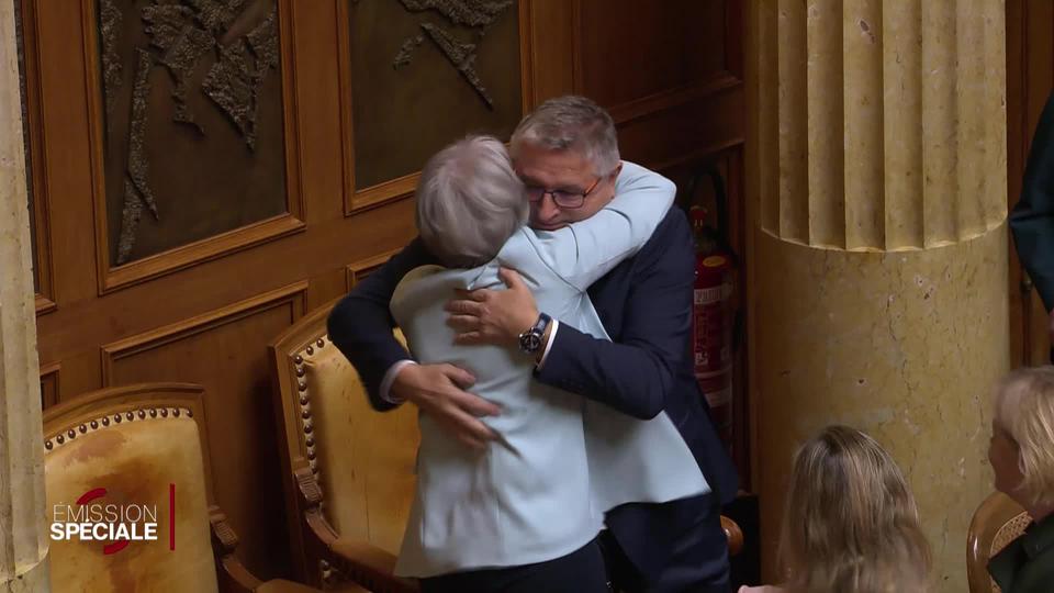 La Jurassienne Elisabeth Baume-Schneider crée la surprise en accédant au Conseil fédéral (vidéo)