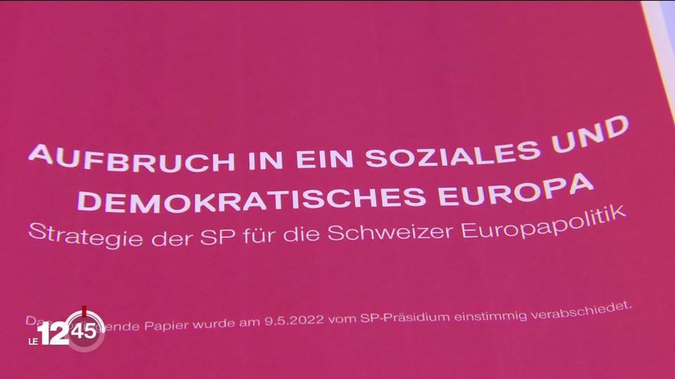 Le Parti socialiste relance l'idée d'une adhésion de la Suisse à l'Union européenne.