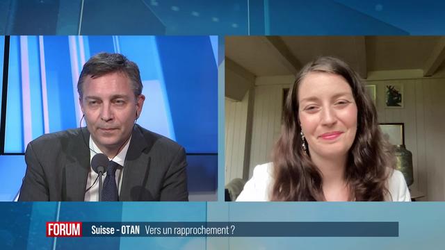 La Suisse doit-elle se rapprocher de l’OTAN ? Débat entre Alexandre Vautravers et Léonore Porchet