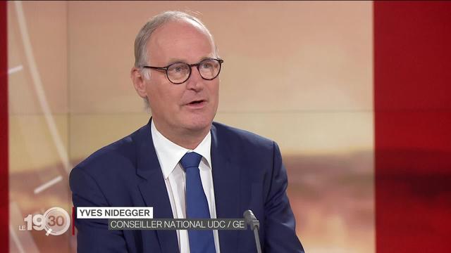 Yves Nidegger, conseiller national UDC-GE, opposant de la politique sanitaire fédérale