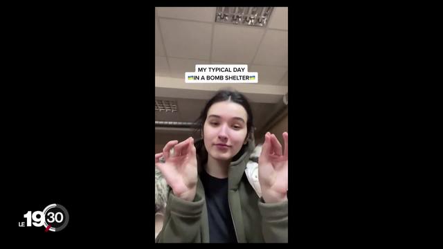 Les jeunes Ukrainiens racontent leur quotidien en temps de guerre sur TikTok