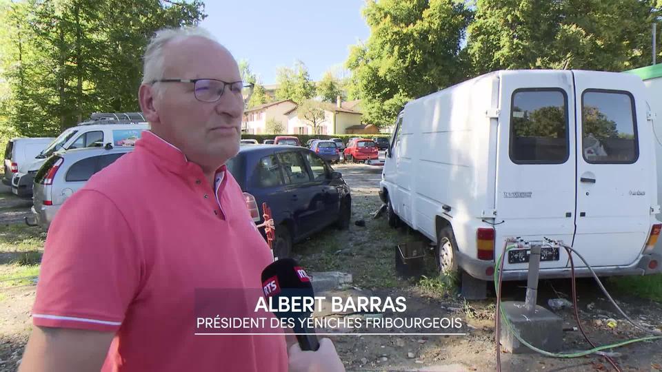 Des Yéniches fribourgeois ont une vie compliquée sur cette friche industrielle