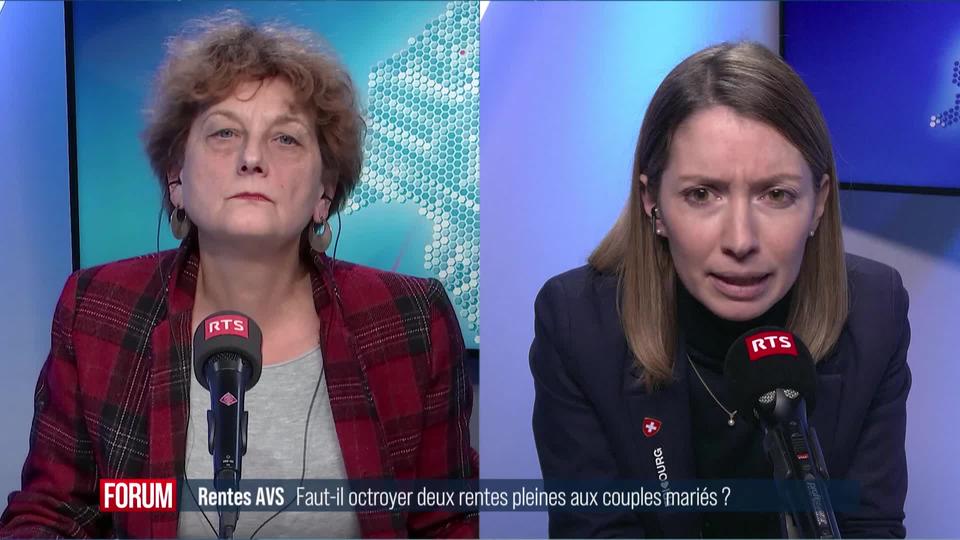 Rentes AVS: faut-il octroyer deux rentes pleines aux couples mariés?