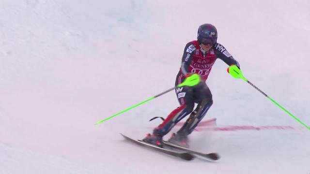 Val d'Isère (FRA), Slalom messieurs, 1re manche: la manche de Henrik Kristoffersen (NOR)