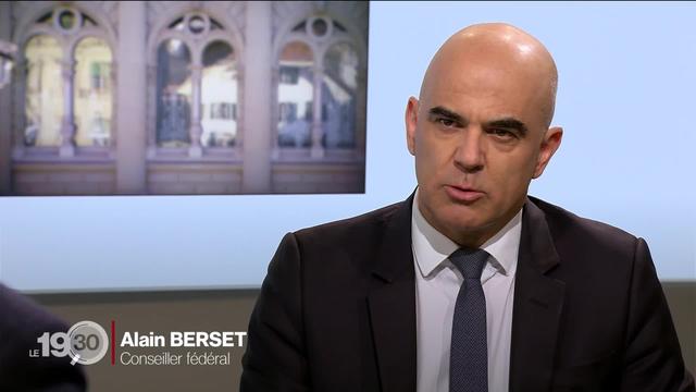 Alain Berset est l'invité du 19:30 à quelques jours de son année de présidence