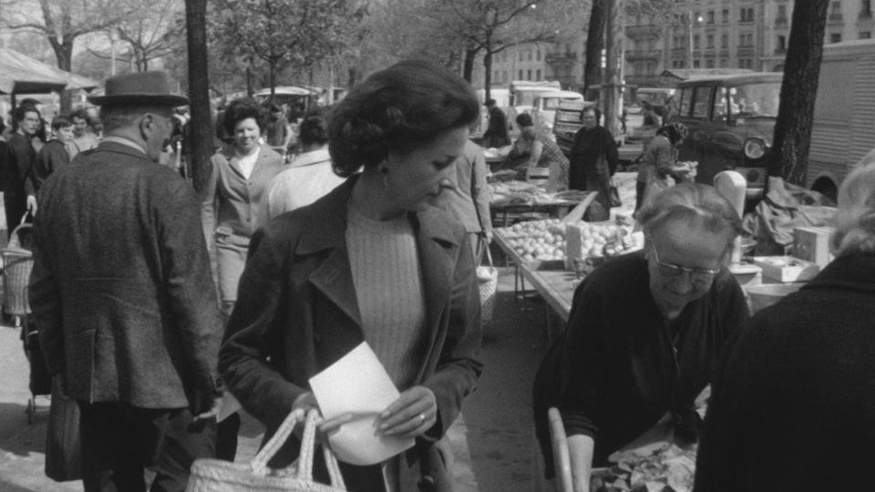 Le marché de Plainpalais en 1968. [RTS]