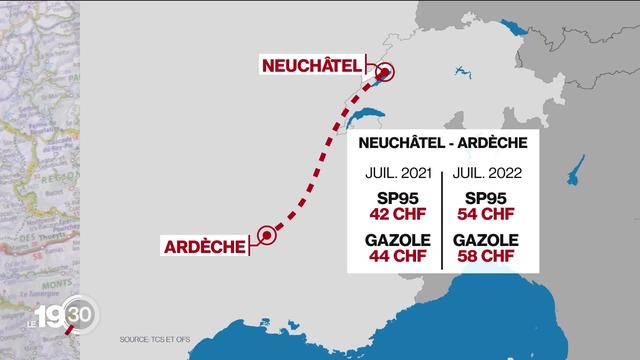 Malgré les bouchons et l'augmentation du prix de l'essence, de nombreux Suisses optent pour la voiture pour partir en vacances