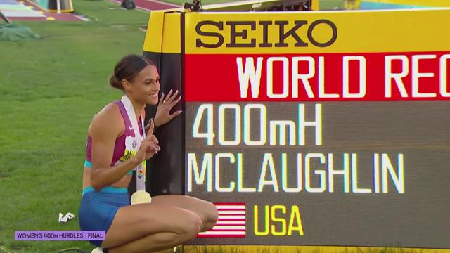 Athlétisme - Mondiaux: or et record du monde pour Sydney McLaughlin (USA) sur 400m haies