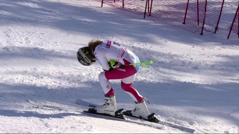 Are (SWE), Géant dames, première manche: l'élimination de Camille Rast (SUI)