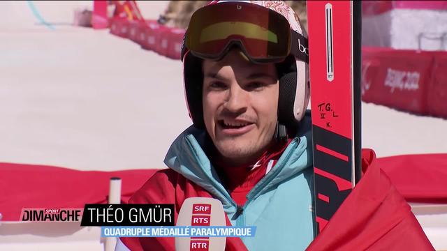 Paralympiques, Ski alpin: une troisième place pour Théo Gmür et une 11e place pour Robin Cuche