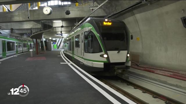 Le nouveau tunnel du train Lausanne-Echallens-Bercher a été inauguré après 5 ans de travaux. Les pendulaires sont soulagés