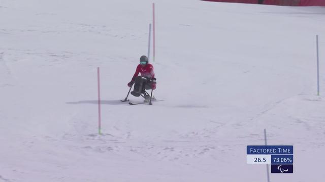 Paralympiques - Ski (assis): Pascal Christen17e après la 1re manche