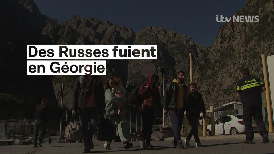 Les Russes fuient en masse en Géorgie