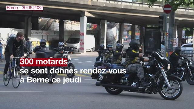 300 motards rassemblés à Berne pour le verdict du procès d'une rixe entre bandes