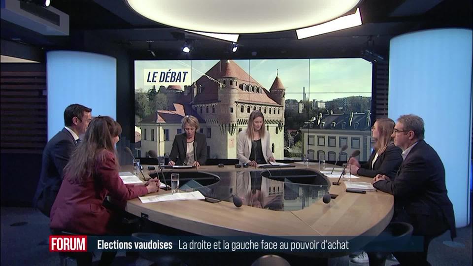 Le grand débat - Elections vaudoise: la droite et la gauche face au pouvoir d'achat