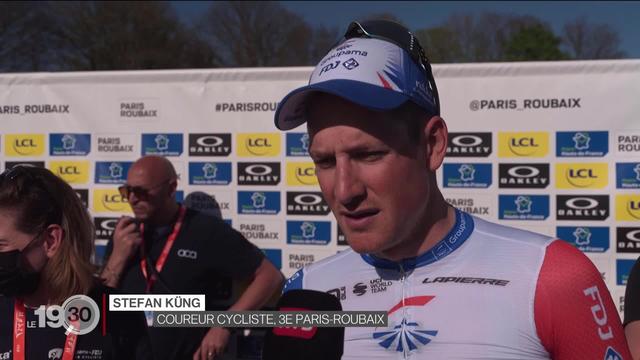 Cyclisme: le Suisse Stefan Küng termine 3e sur la course Paris-Roubaix