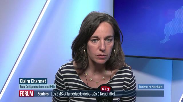 Hôpital et EMS neuchâtelois débordés: interview de Claire Charmet