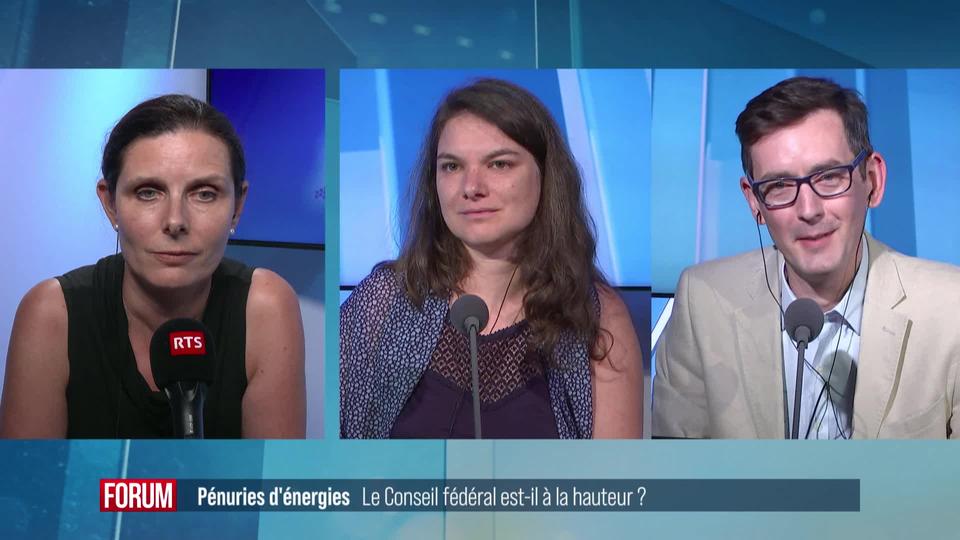 Forum des Médias - Pénuries d'énergies, le Conseil fédéral est-il à la hauteur?