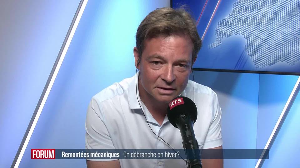 Les remontées mécaniques pourraient devoir réduire leurs offres afin d'économiser l'électricité: interview de Laurent Vaucher