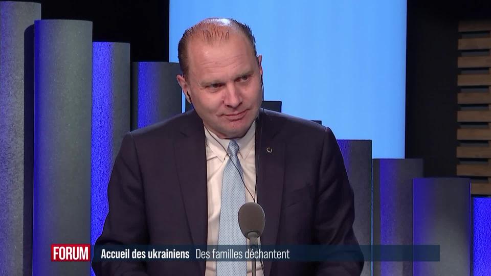 Des familles déchantent dans l'accueil de réfugiés ukrainiens: interview de Philippe Leuba