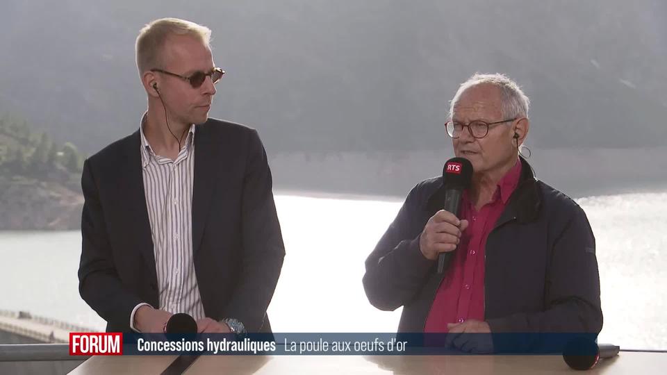 Concessions hydrauliques, la poule aux œufs d’or: interview de Florian Piasenta et Jean-Henry Papilloud (vidéo)