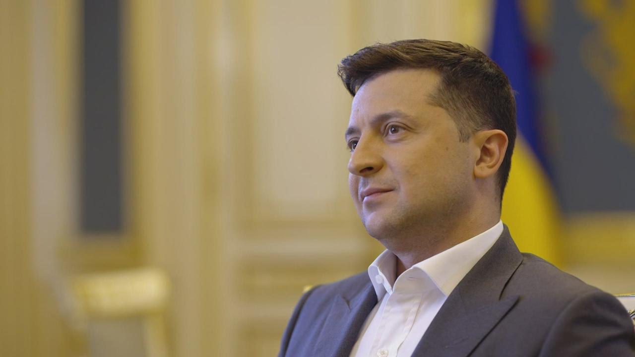 Le président ukrainien Volodymyr Zelensky